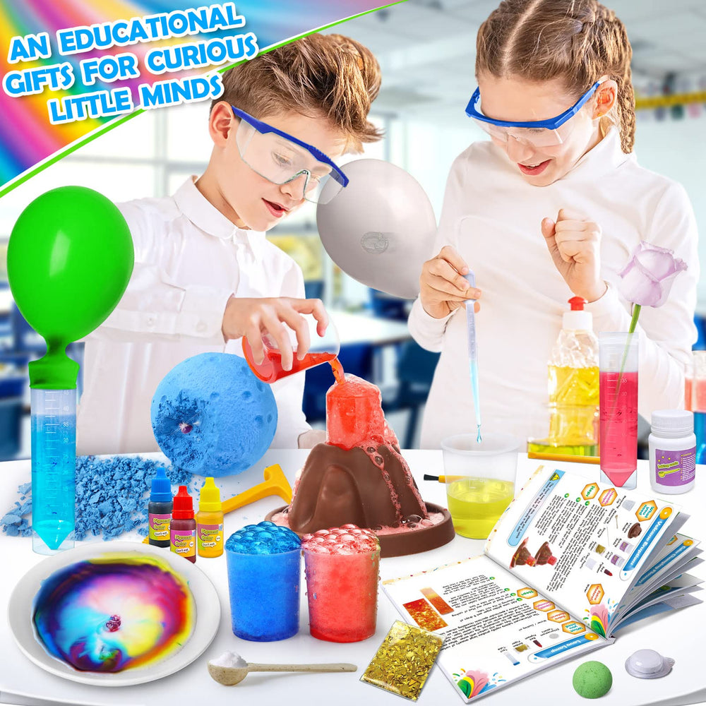 UNGLINGA rainbow rain experiment reveals color mixing outcomes.