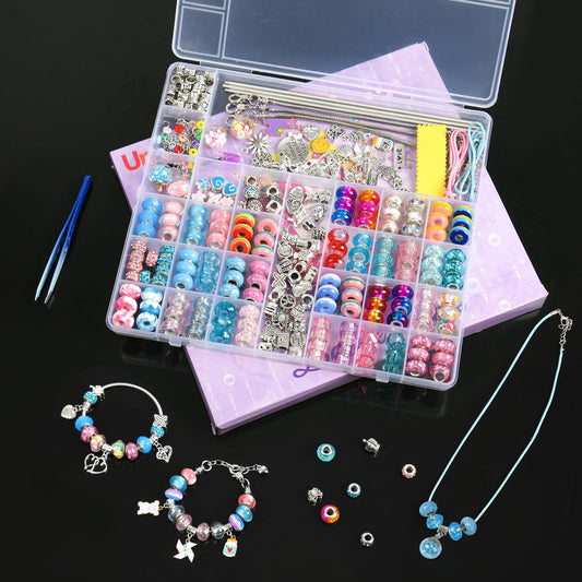 Uniartfy 305Pcs bracelet kit with organizer box for tidy storage and easy crafting.