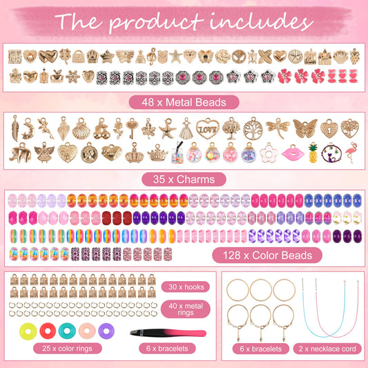 Uniartfy charm pendants and beads enable imaginative mix-and-match designs.