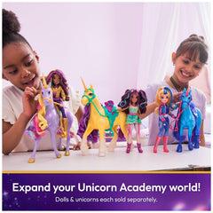 Leaf plush fits Unicorn Academy collection for gifting and playtime stories.