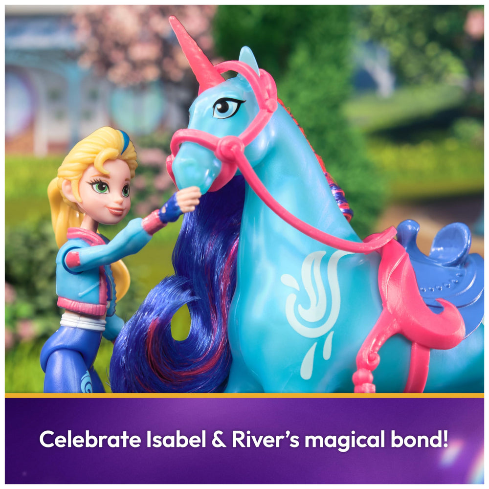 Removable saddle and bridle support secure, versatile play