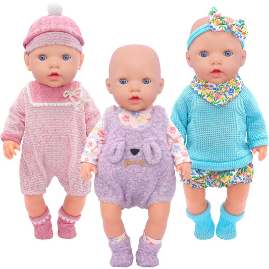 UNICORN ELEMENT versatile fit for 14-18 inch dolls, easy dressing and quick outfit changes.