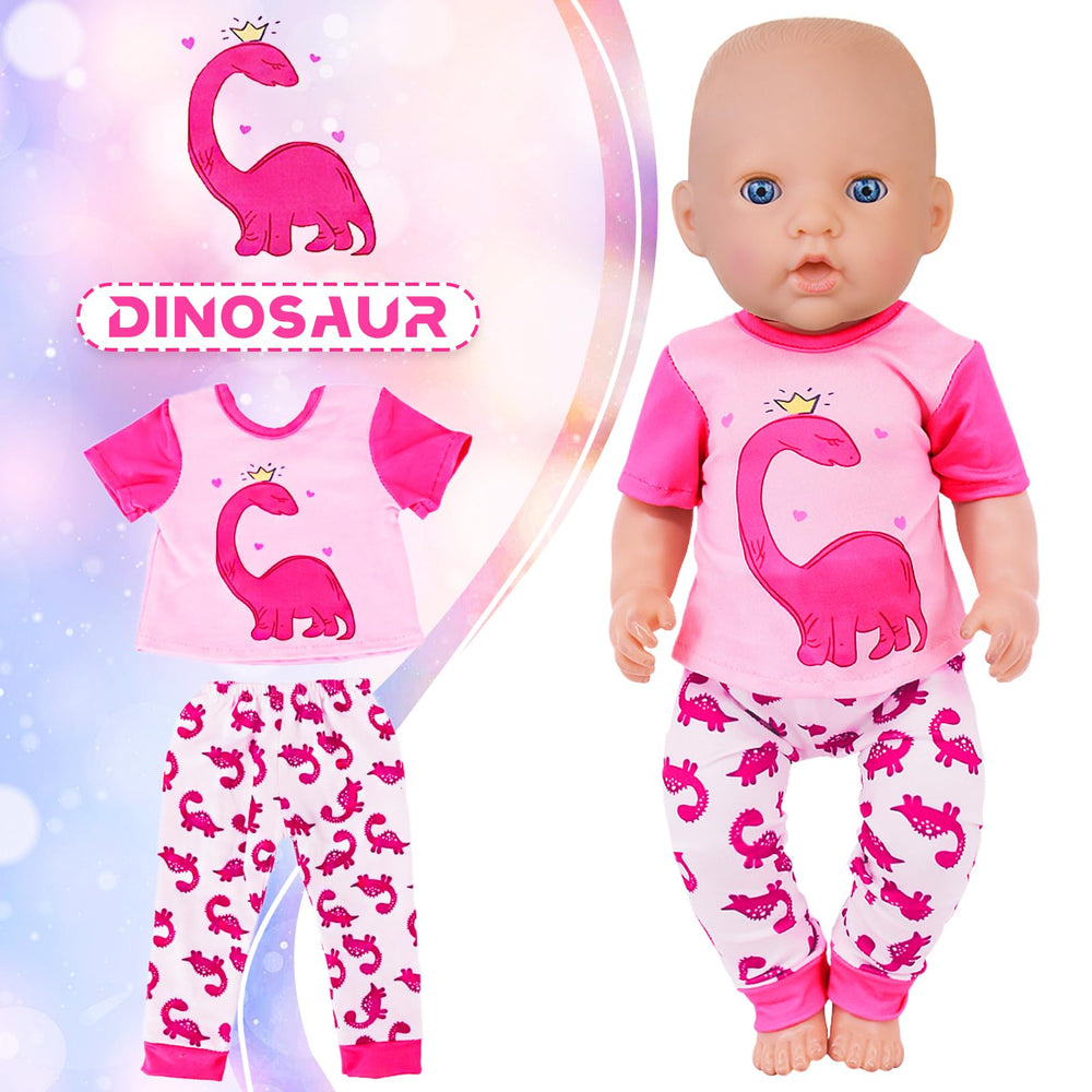 UNICORN ELEMENT pink dinosaur pajamas spark playful storytelling