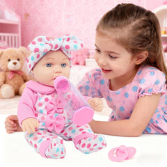 UNICORN ELEMENT Doll bottle facilitates feeding-themed pretend scenarios.