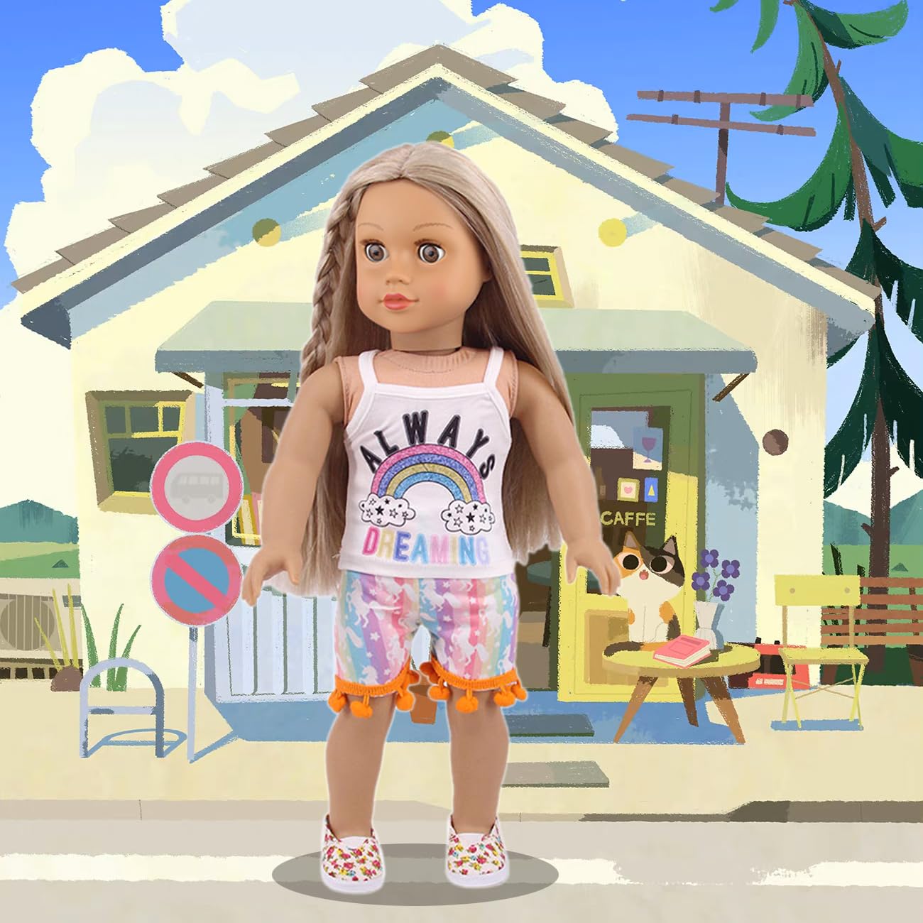 UNICORN ELEMENT durable, kid-friendly 18-inch doll clothing for daily use.