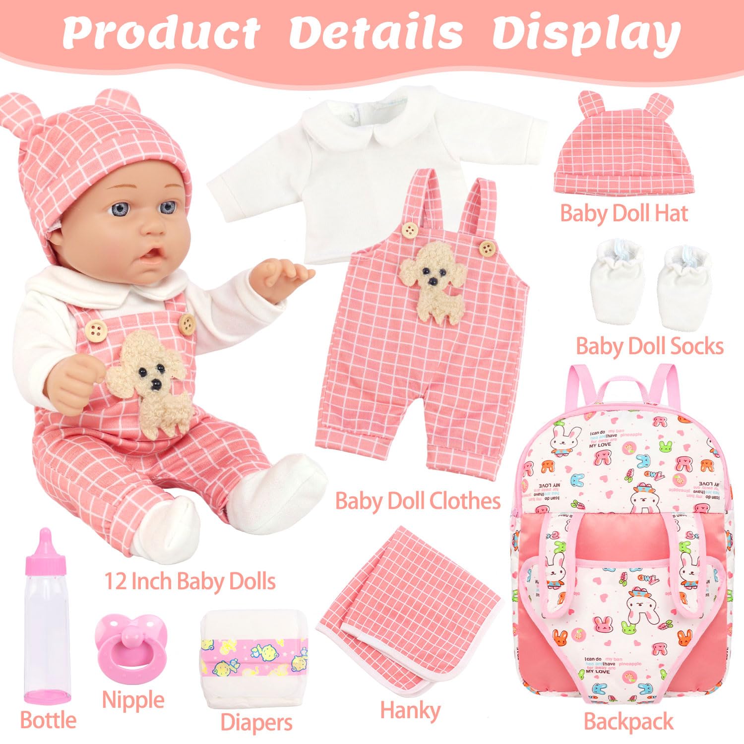 Doll accessories pack provides essential pieces for creative storytelling