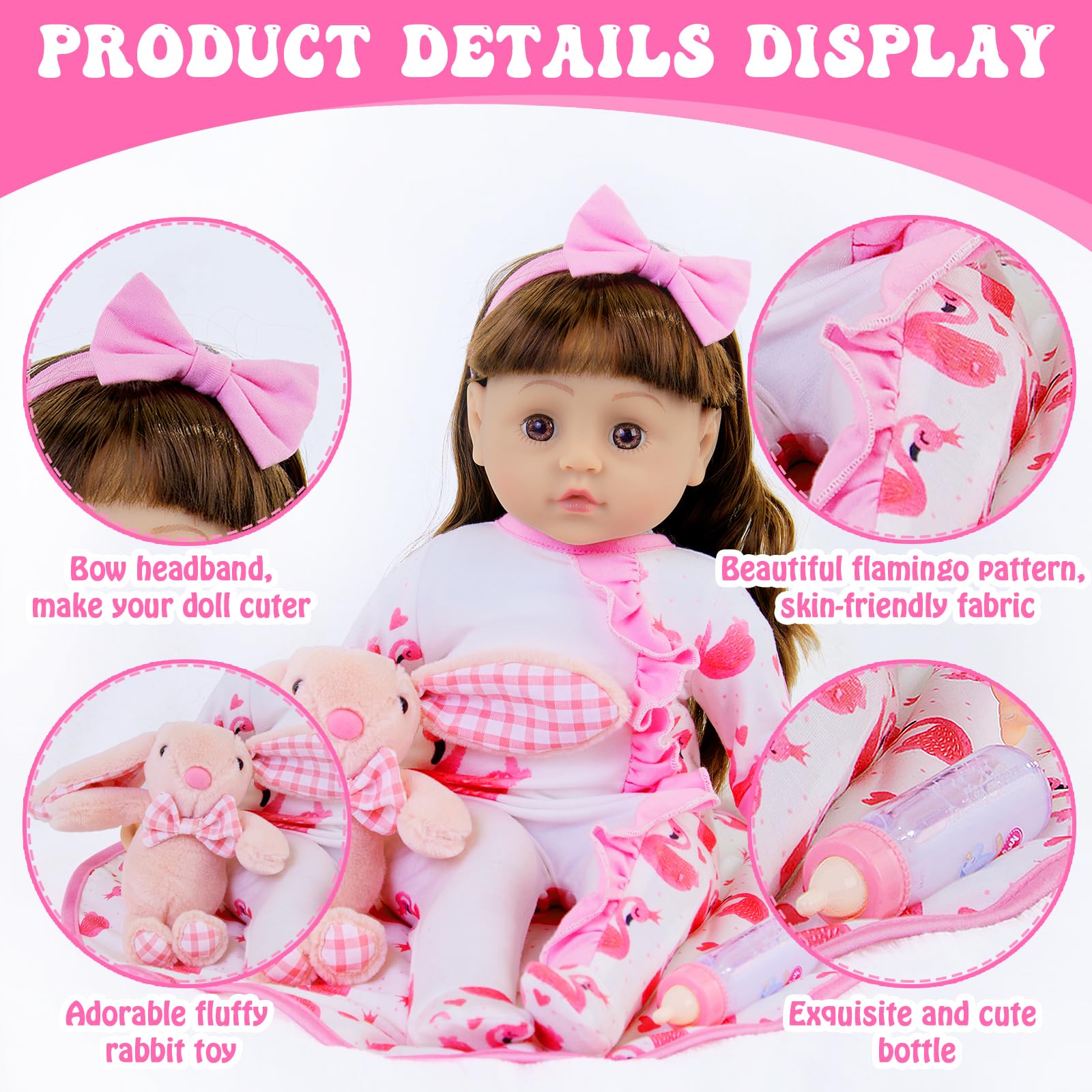 UNICORN ELEMENT bib, helps keep outfits tidy during pretend meals.