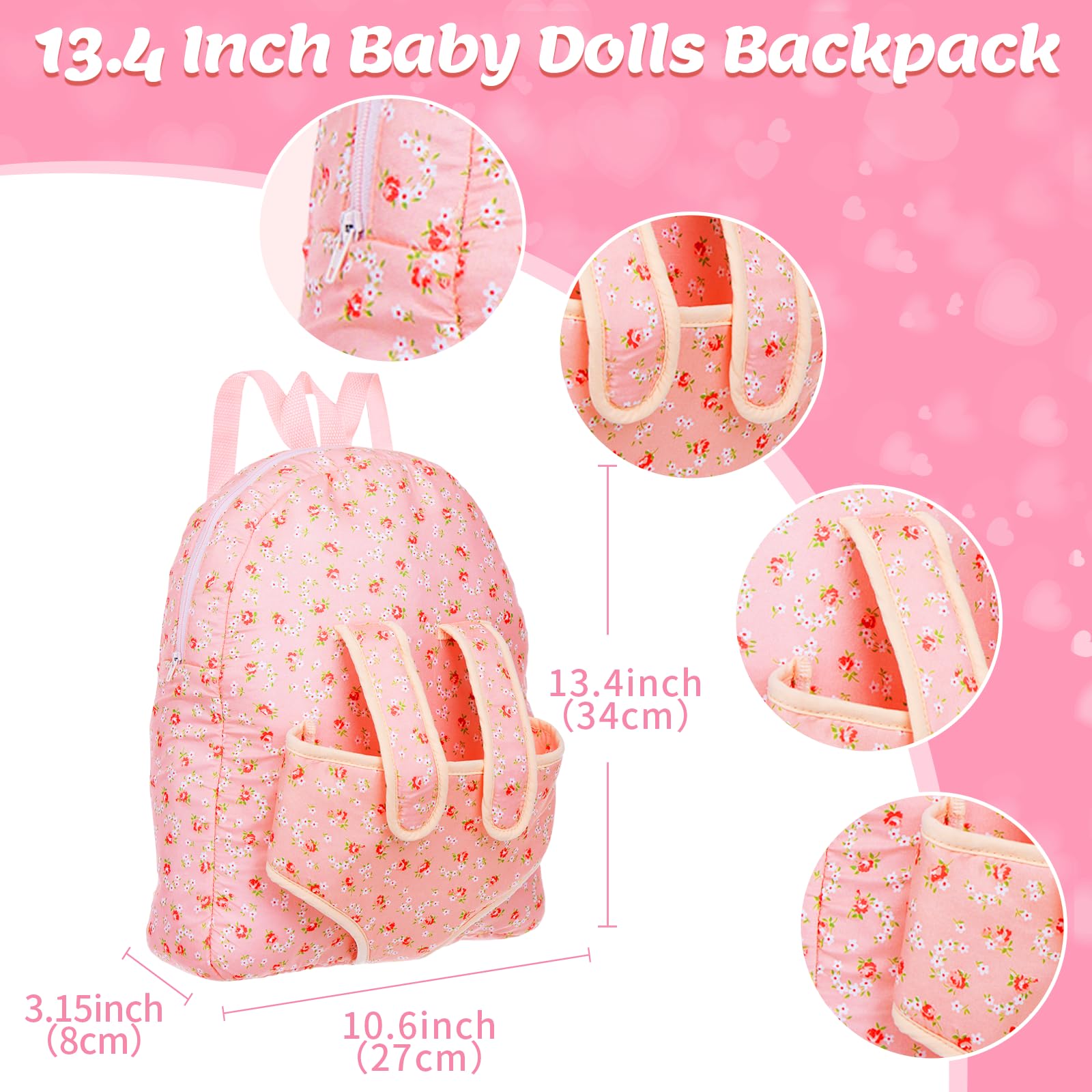 UNICORN ELEMENT doll hat adds a cute finishing touch