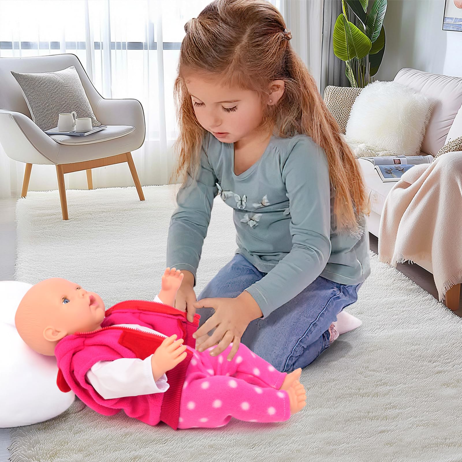 UNICORN ELEMENT doll hat completes outfits with playful touch