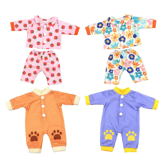 UNICORN ELEMENT floral-print outfit for 10-12 inch dolls enhances imaginative play with bright colors