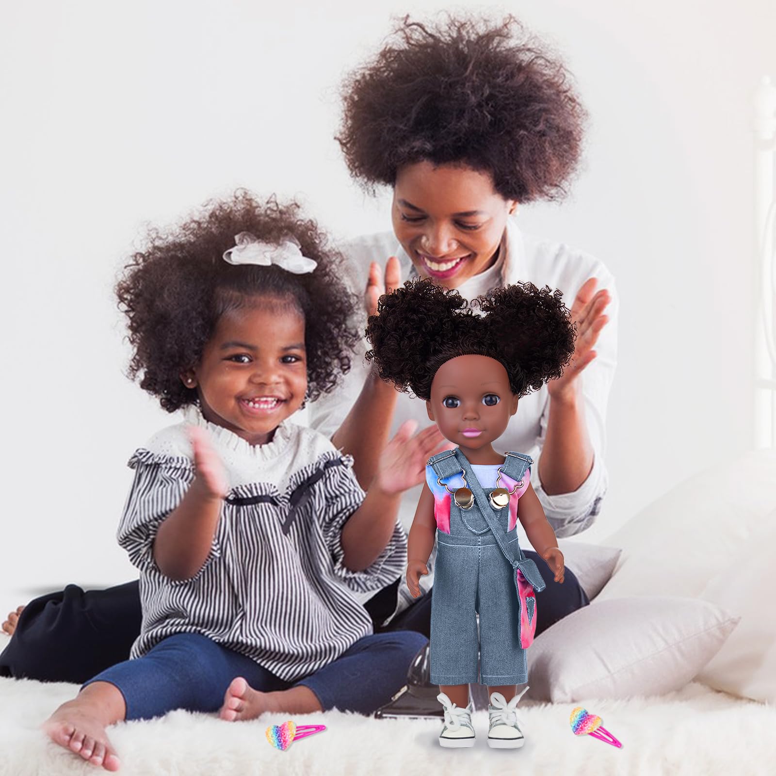 UNICORN ELEMENT 14.5-Inch Silicone Doll provides poseable, lifelike companionship for storytelling.