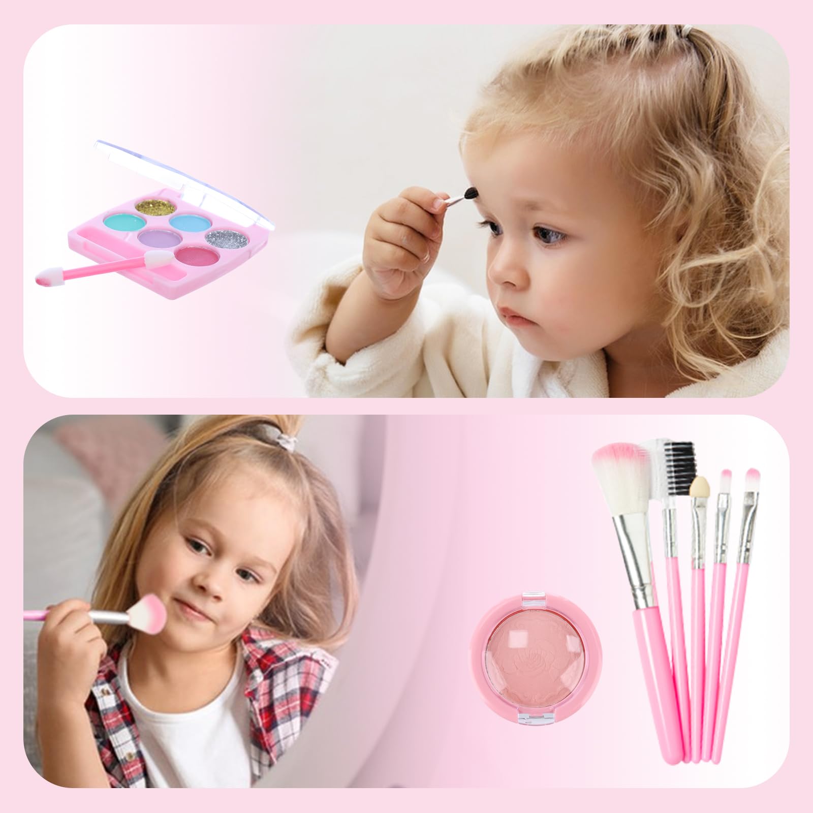 Unicorn Element makeup brushes set helps precise mini makeup application