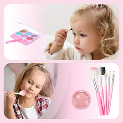 Unicorn Element makeup brushes set helps precise mini makeup application