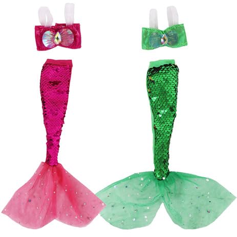 UNICORN ELEMENT mermaid tail accessories pack for 11.5-inch dolls, mix-and-match outfits