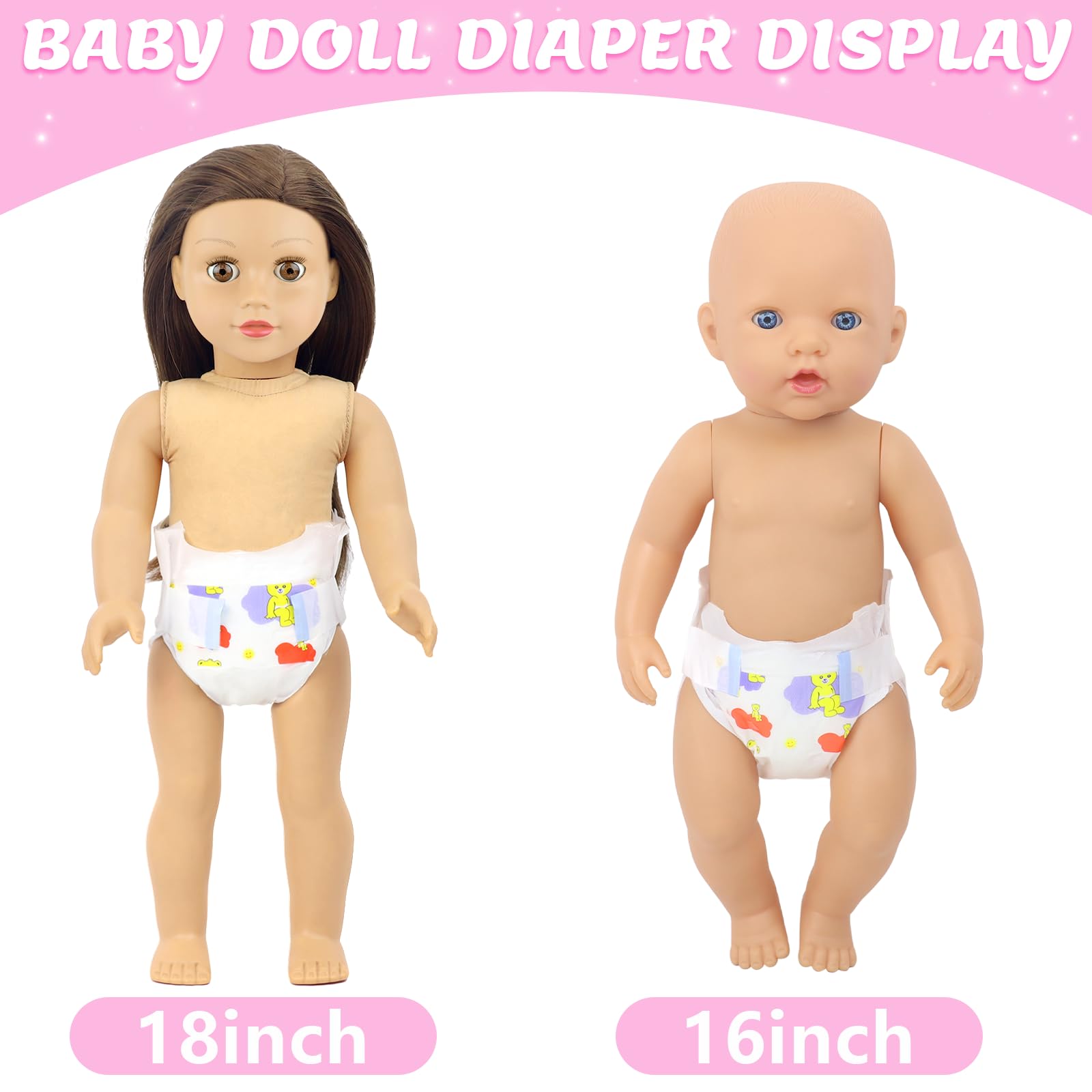 UNICORN ELEMENT milk bottles for realistic doll feeding play.