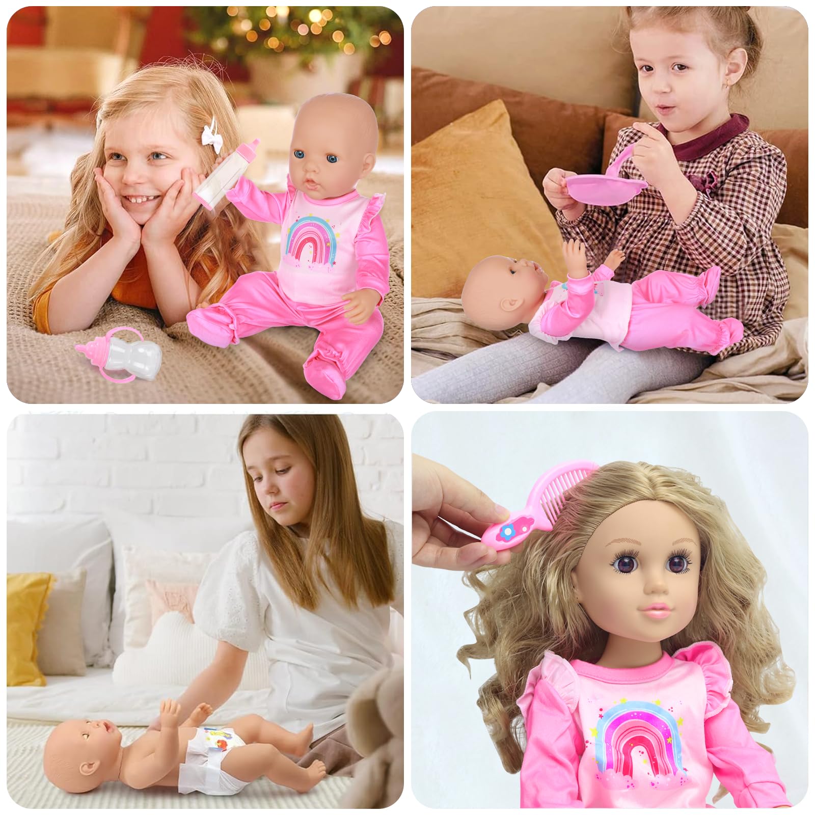 UNICORN ELEMENT pacifier adds authentic care detail to doll scenes.