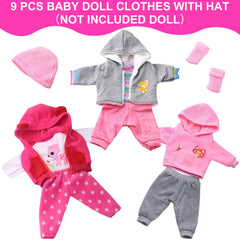 UNICORN ELEMENT pink polka dot pants for doll outfits