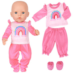 UNICORN ELEMENT socks provide cozy doll accessories for dress-up play.