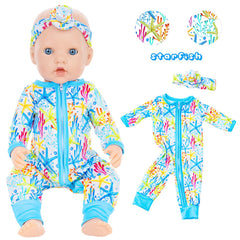 UNICORN ELEMENT starfish jumpsuit inspires seaside play and creative storytelling