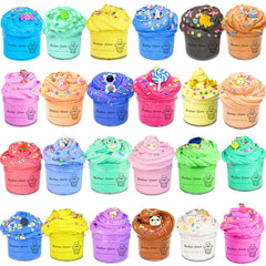 Unicoslm butter slime 24-pack ready for kids' playtime and party favors