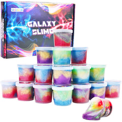 Unicoslm galaxy slime bulk for party favors with bright, engaging textures.
