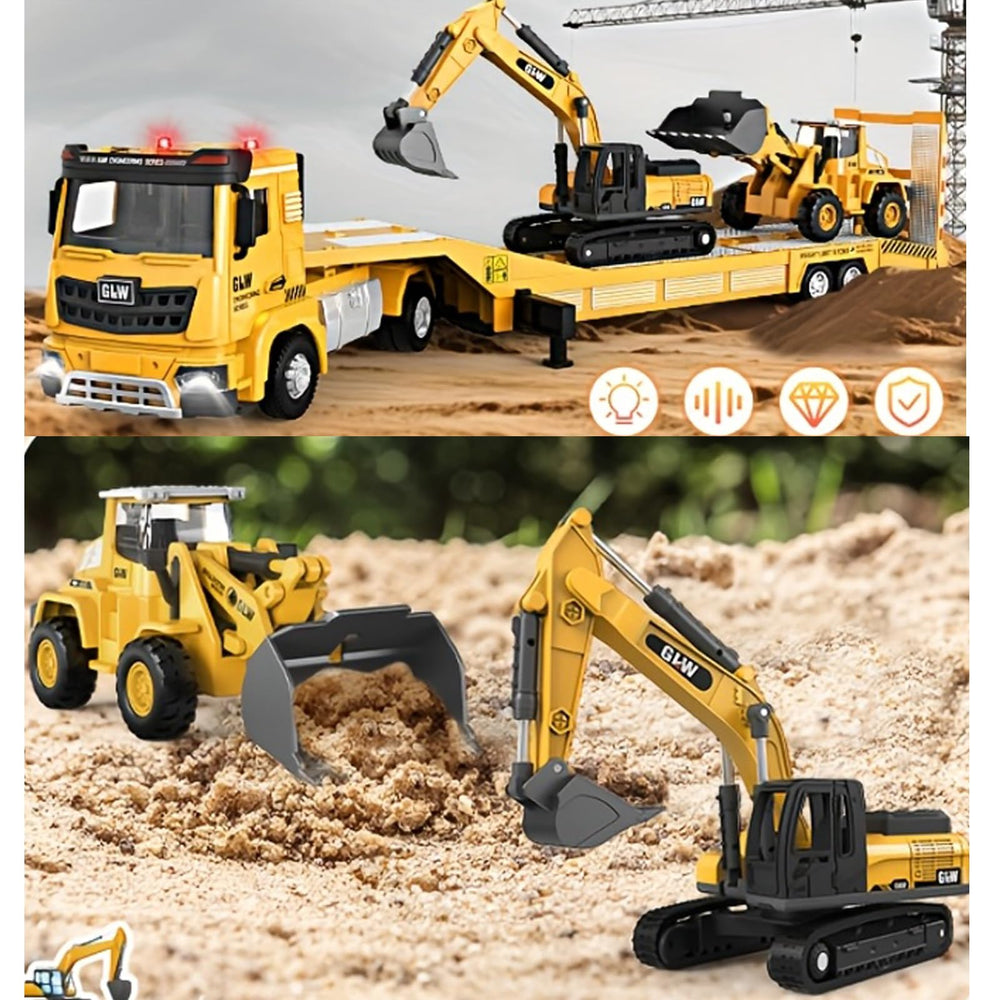 Unimoly alloy die-cast sandbox-ready set built to withstand outdoor play.