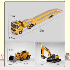 Unimoly alloy die-cast truck cab lights with LEDs for immersive play.