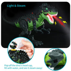 Unimoly T-Rex roaring action with LED flame for immersive pretend adventures