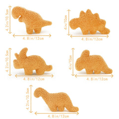UNIMV five-piece dino nugget set makes a charming gift.