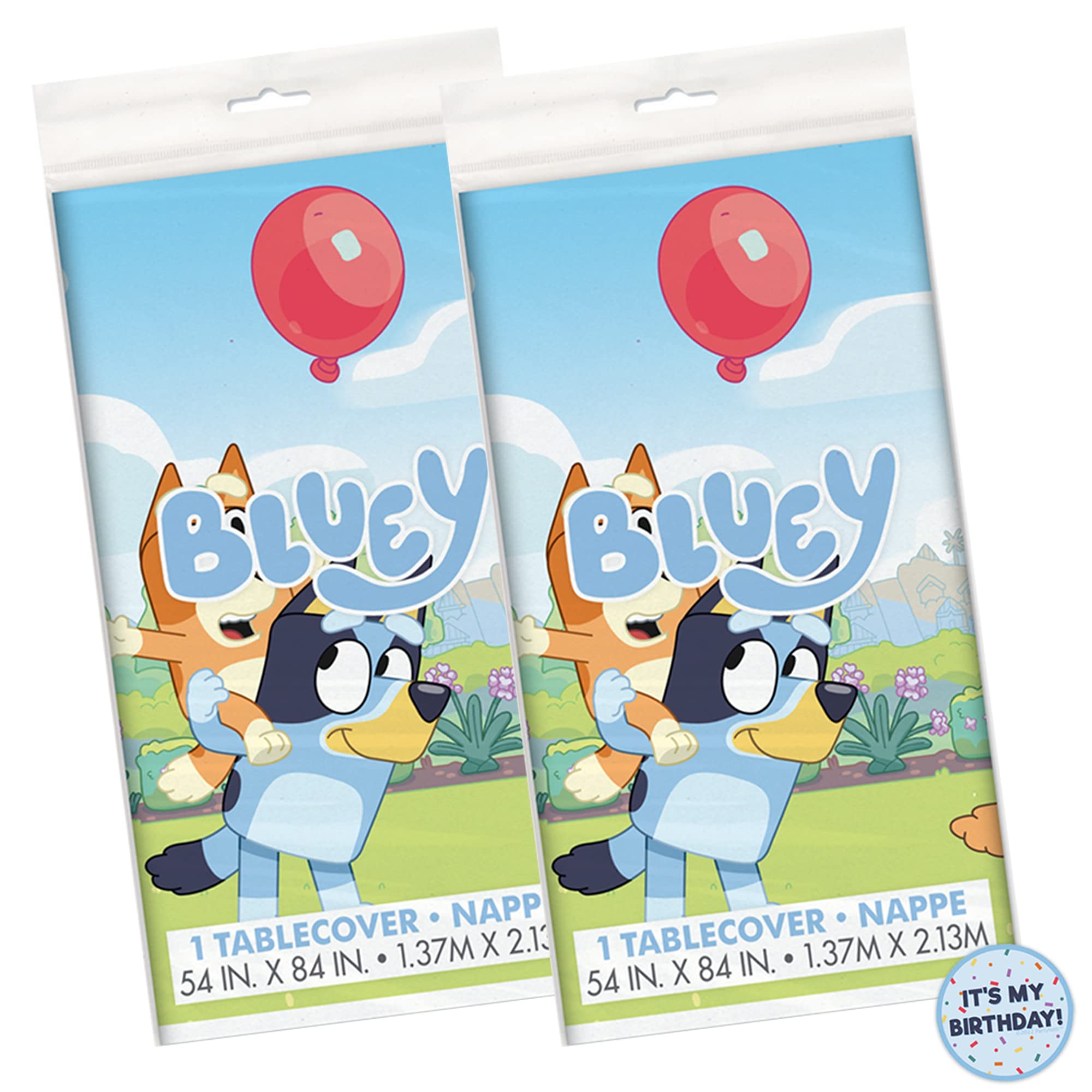 Unique Bluey It's My Birthday sticker ready to decorate
