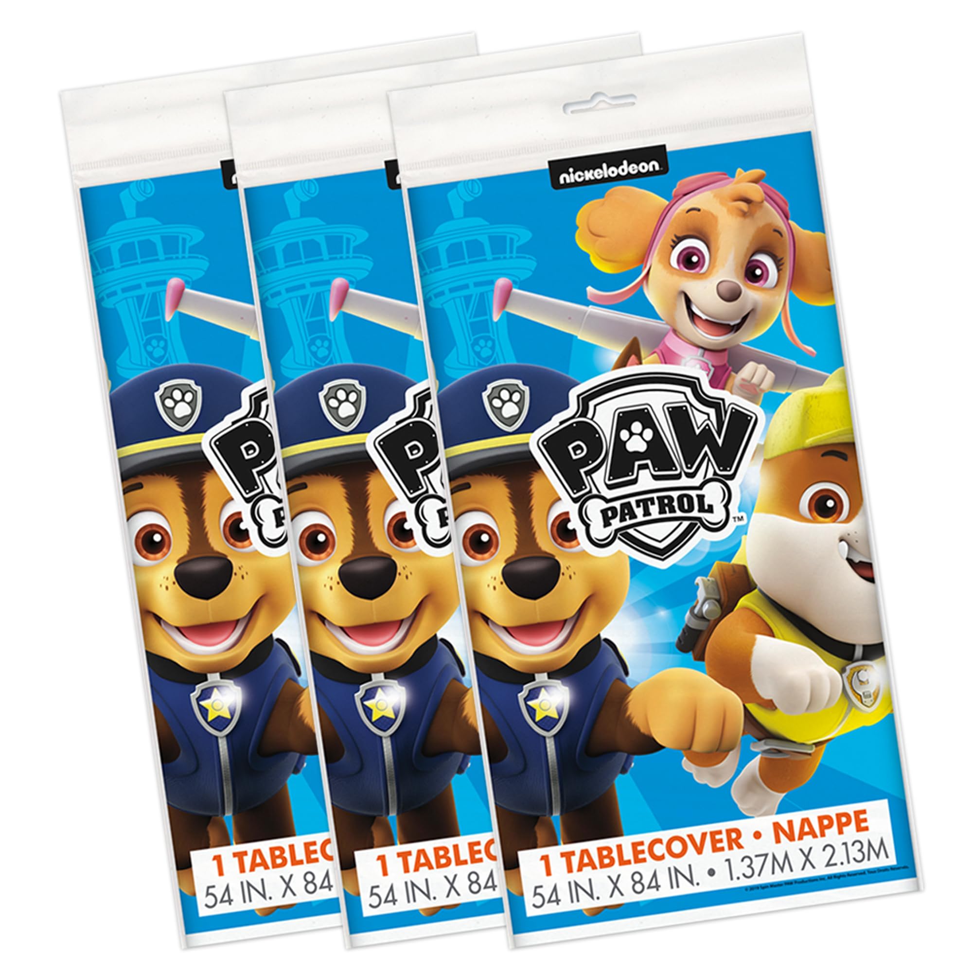 Unique Paw Patrol decor stickers for quick, themed table decoration