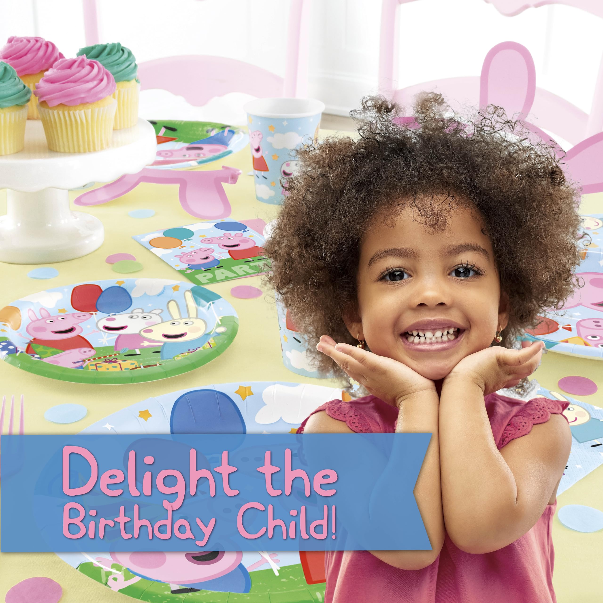 Unique Peppa Pig sticker for decorating or rewards at the party.