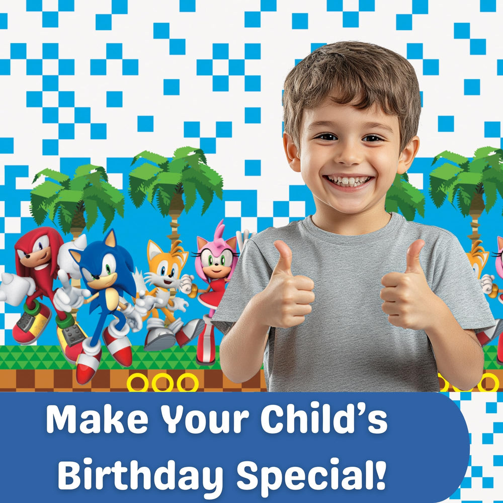 Unique Sonic checklist included for easier party planning and on-the-day organization.