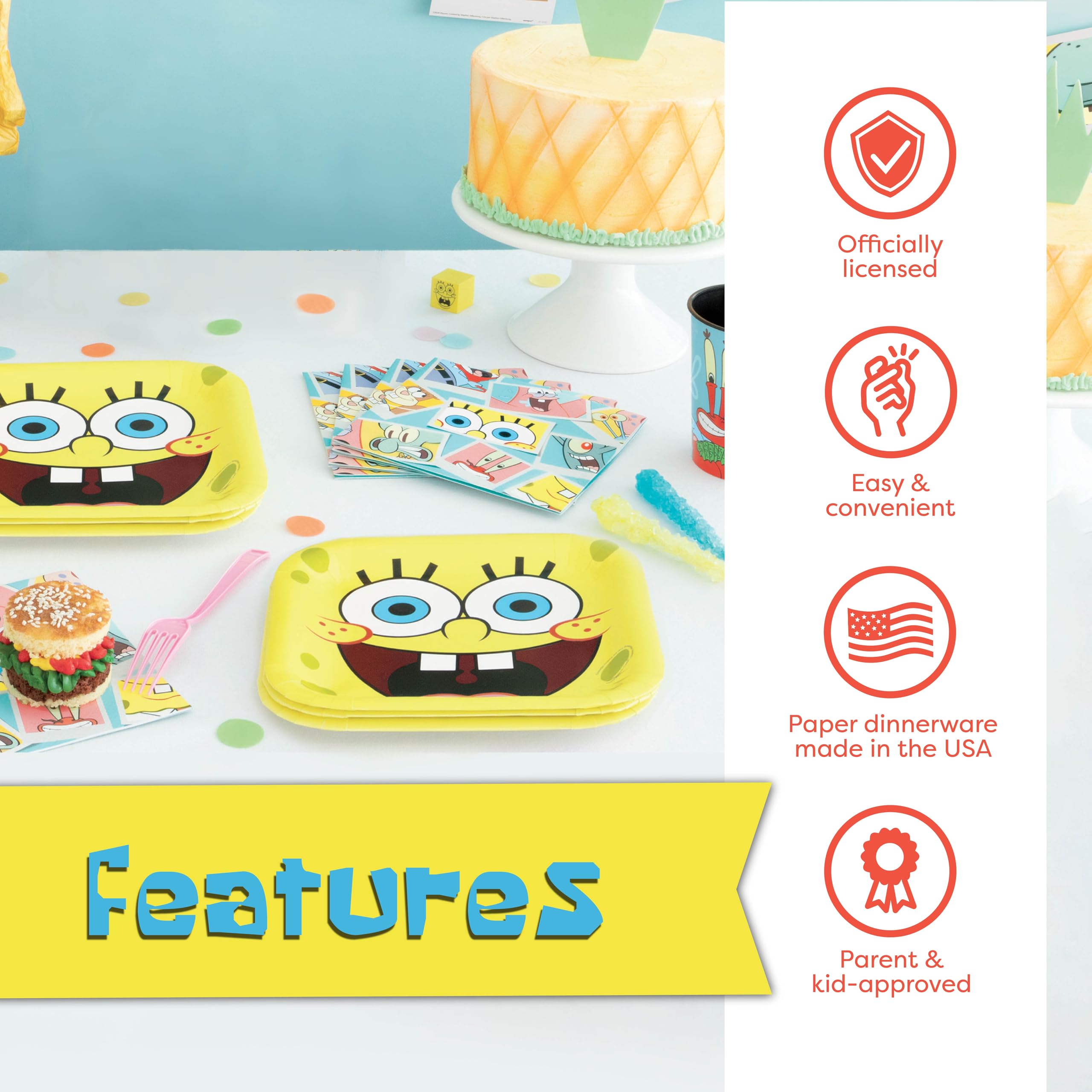 Unique Spongebob It s My Birthday sticker adds a fun touch