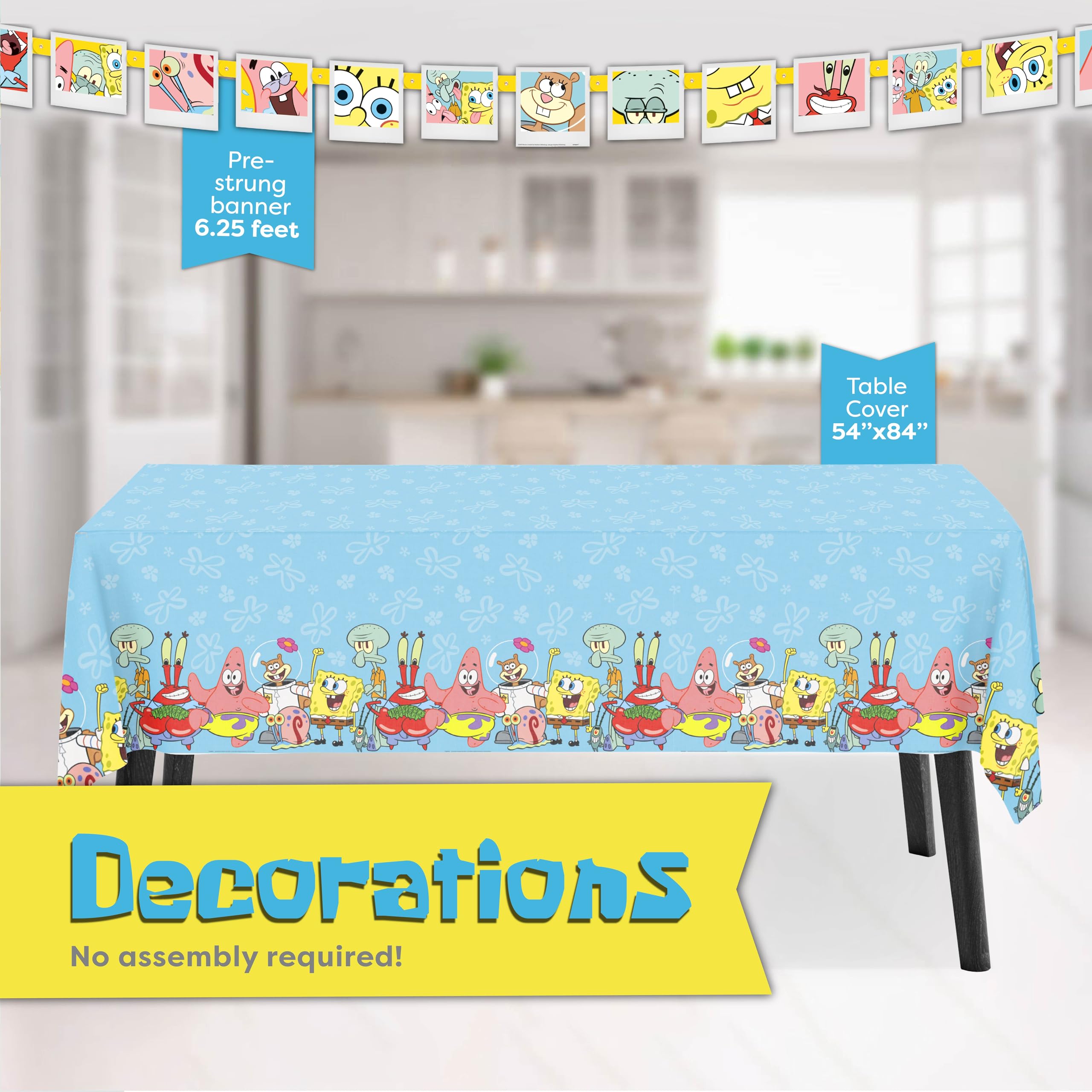 Unique Spongebob plates provide sturdy dining for kids' meals