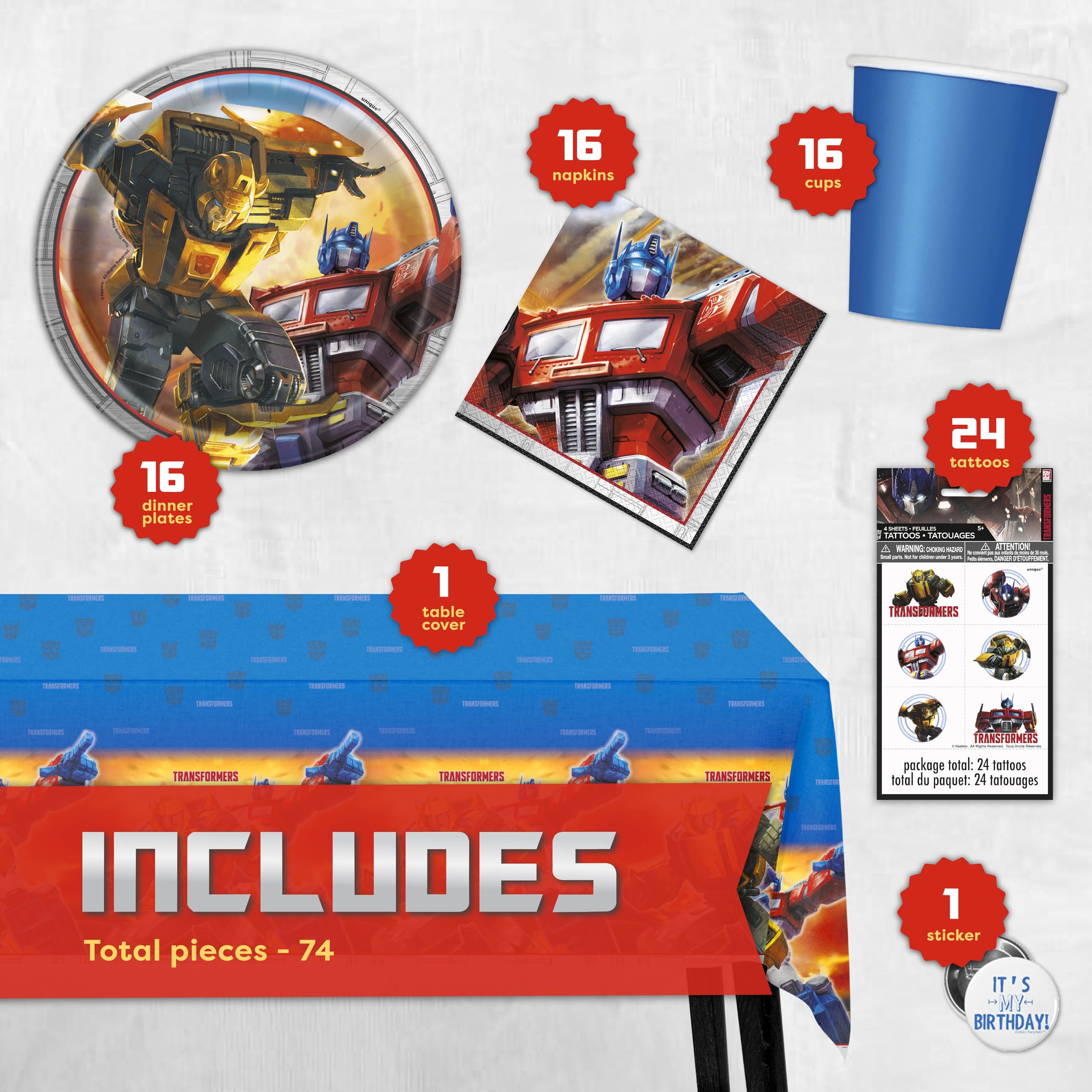 Unique Transformers plates feature action-packed design for kid-friendly meals