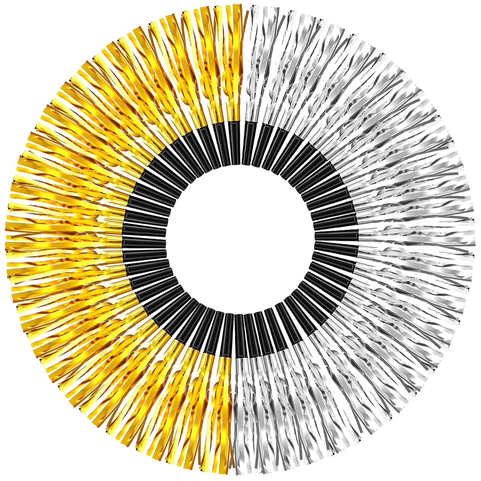 Uniticber gold fringed noise maker for festive celebrations and attention-grabbing moments