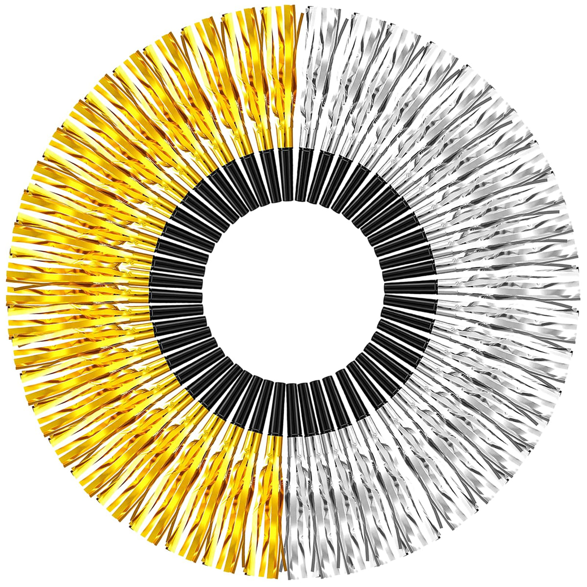 Uniticber gold fringed noise maker for festive celebrations and attention-grabbing moments