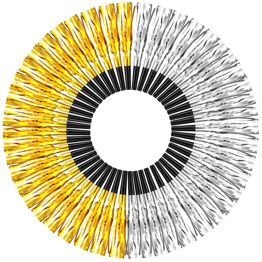 Uniticber gold fringed noise maker for festive celebrations and attention-grabbing moments