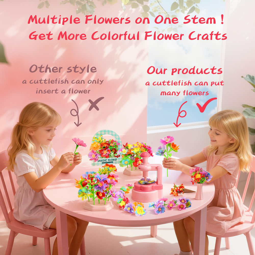 Unitour Bouquet Kit basket for displaying finished blooms at home.