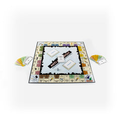 Rule sheet for Anti-Monopoly by University Games with setup guidance