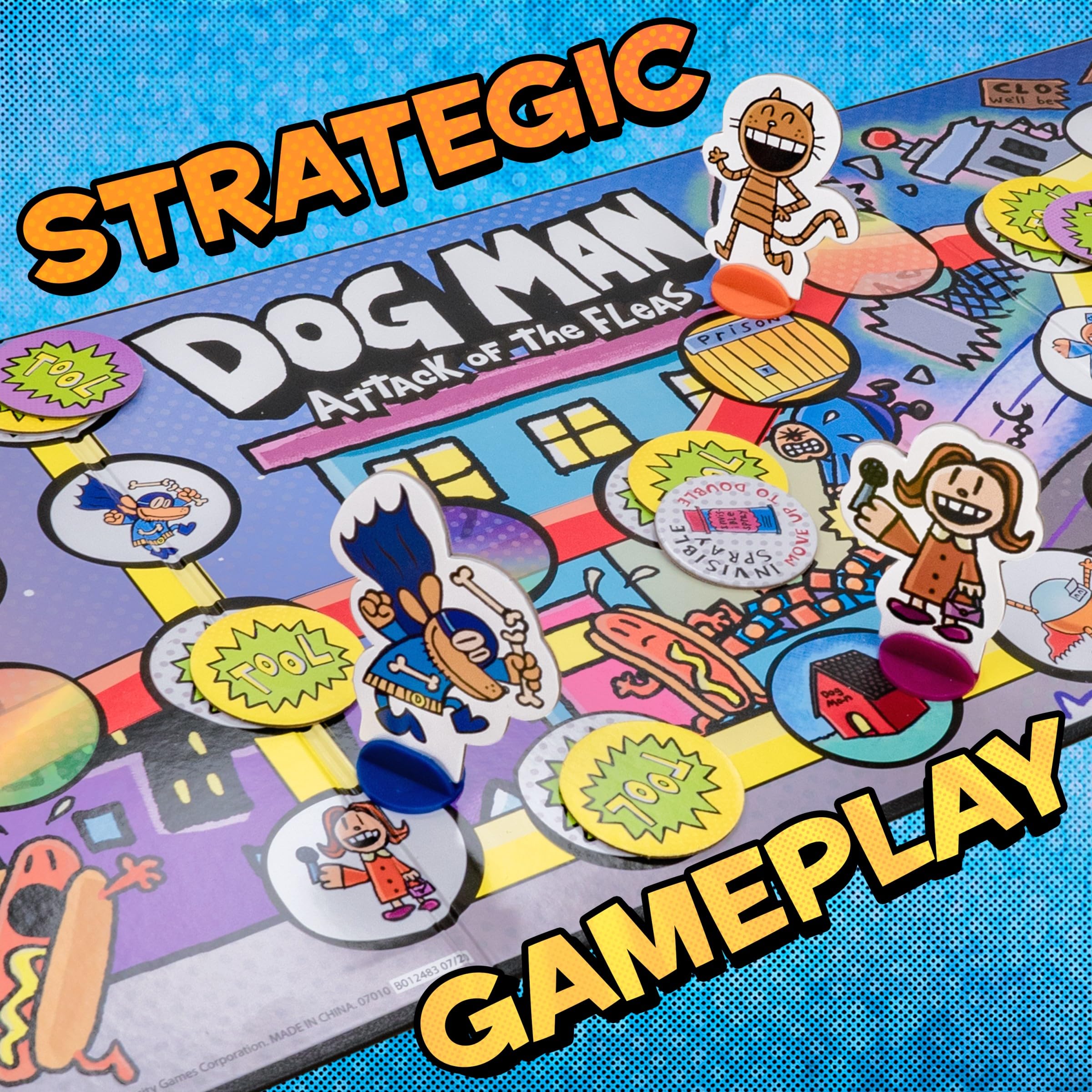 Dog Man: Attack of the Fleas Invisible Spray piece aids tactical play