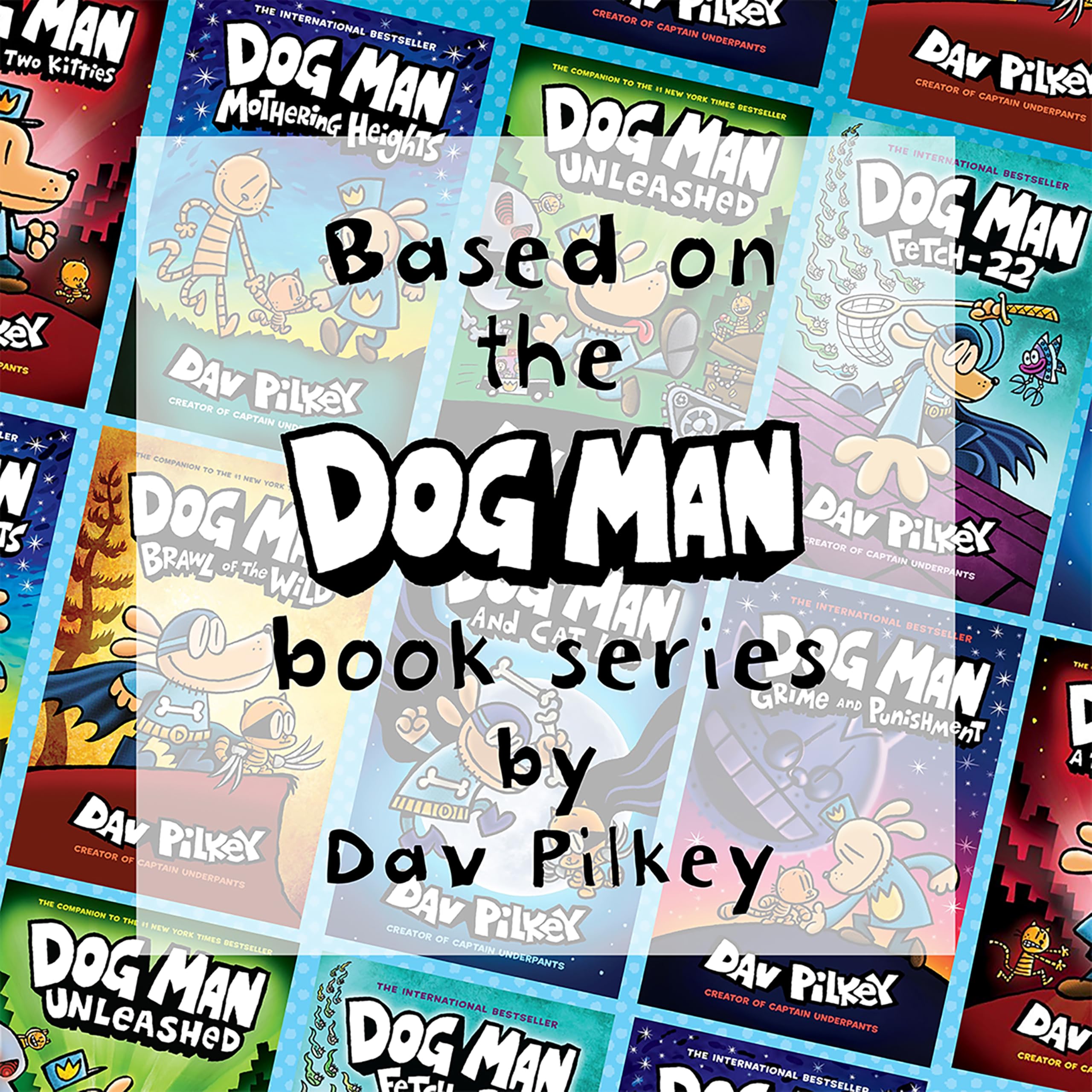 Dog Man: Attack of the Fleas game pieces with clear visual appeal