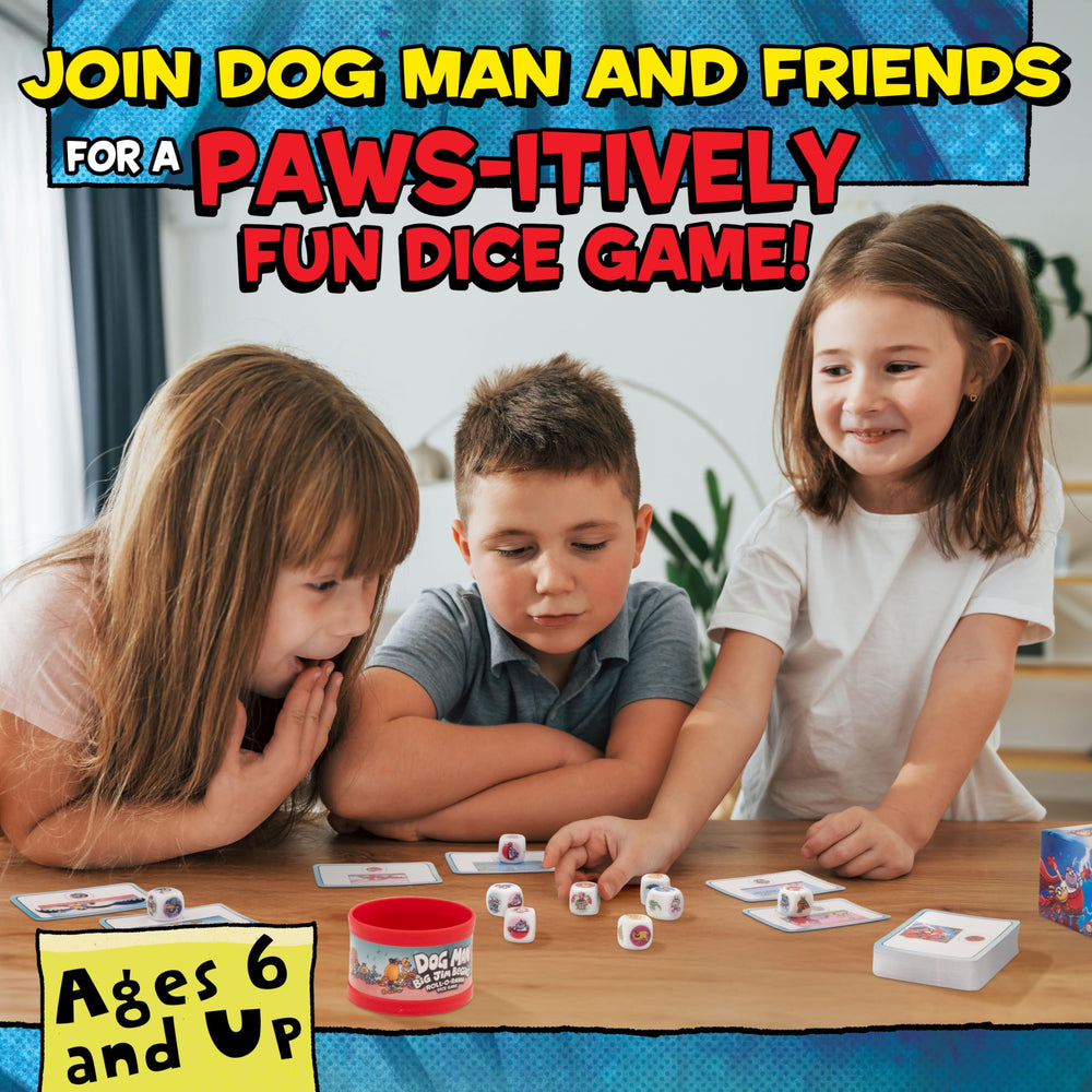 University Games Dog Man Big Jim Begins family playing together creates cheerful moments.