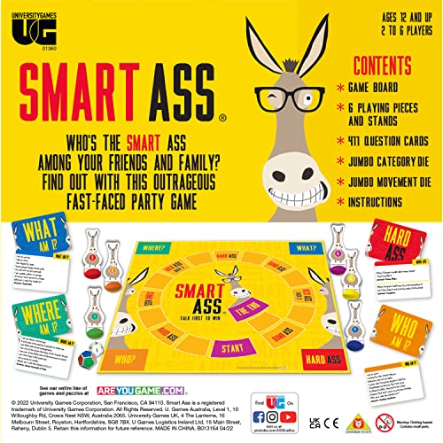 Smart Ass jumbo category die ready to roll for lively rounds