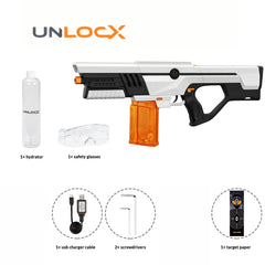 UnlocX Gel Ball Blaster Kit shows high velocity up to 200 fps
