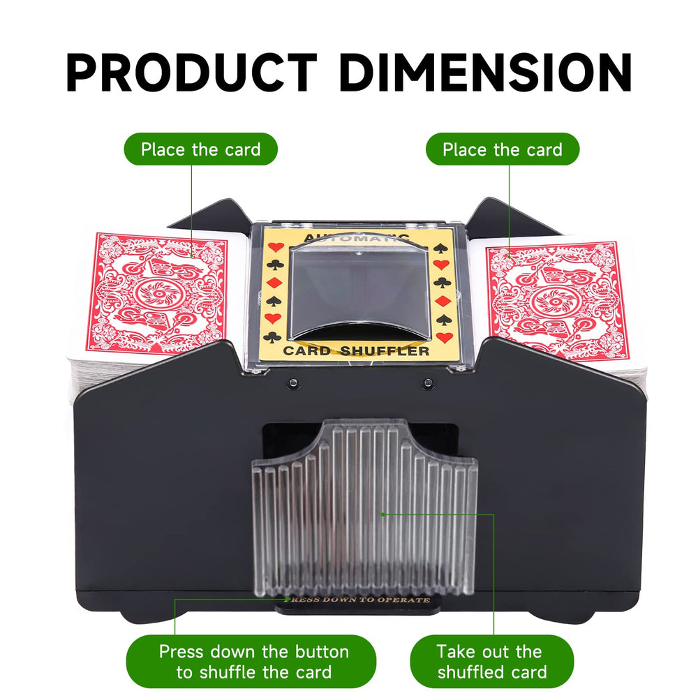 Unniweei portable shuffler ideal for travel and parties.