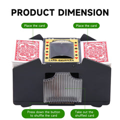 Unniweei portable shuffler ideal for travel and parties.