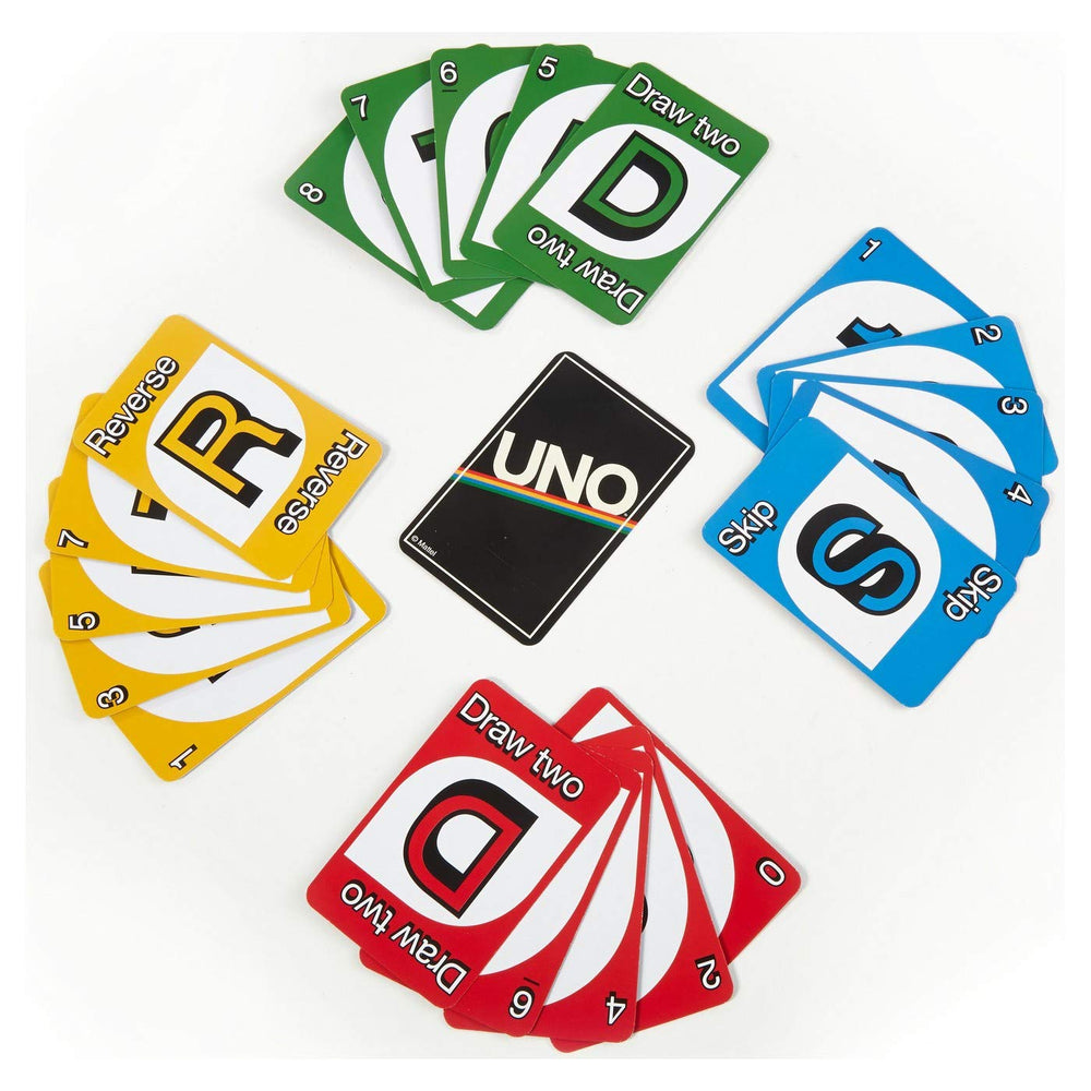 Players holding UNO Retro Edition cards in a lively round.