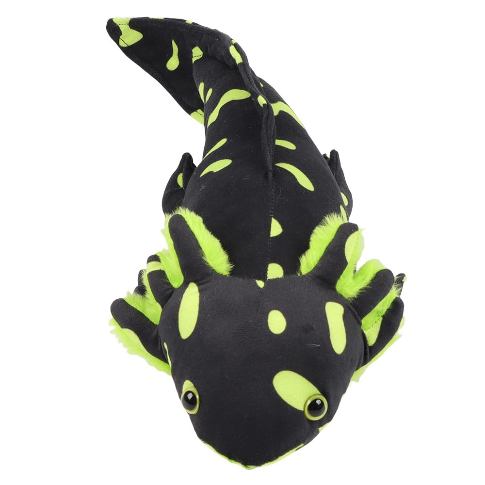 unsnurnoch axolotl plush neon green spots add bold accent to decor and shelves